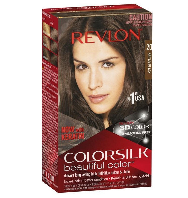 REVLON  ColorSilk 20 Brown Black