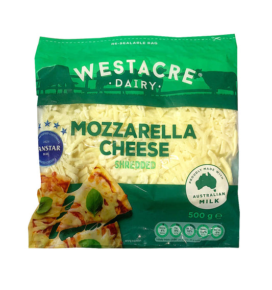 WESTACRE Mozzarella Cheese Shredded 500g