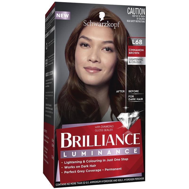 Schwarzkopf Brilliance L68 Cinnamon Brown