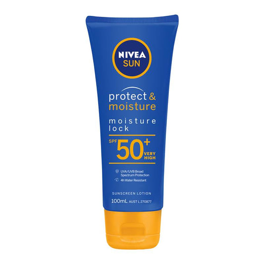 NIVEA Sun Protect & Moisture SPF50+ Sunscreen Lotion 100ml